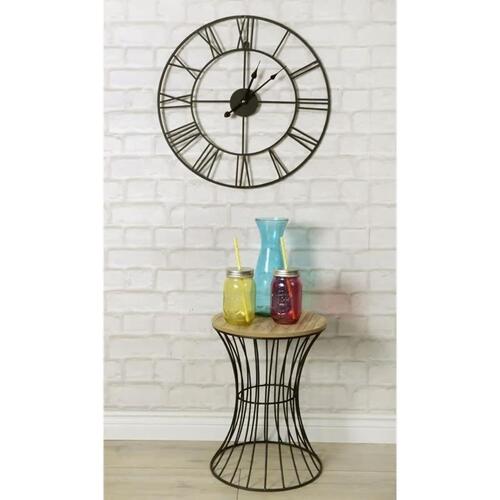 H&S Collection sidebord metal beige