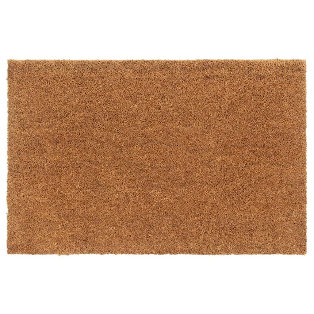 Dørmåtte 65x100 cm tuftet coir naturfarvet