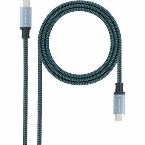 USB-C-kabel NANOCABLE 10.01.4101-L150-COMB Grøn 1,5 m (1 enheder)