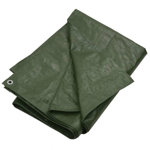 Presenning 4×5 m - 180 g/m² HDPE, grøn