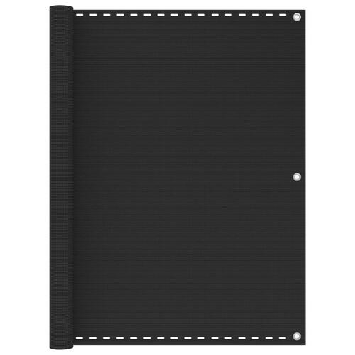 Altanafskærmning 120x500 cm HDPE antracitgrå