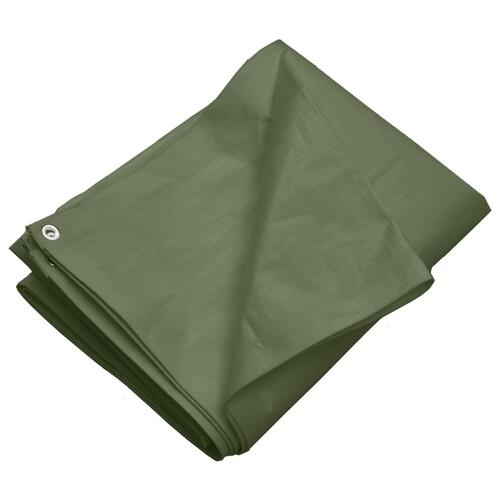 Presenning 3x3 m 260 g/m² HDPE grøn