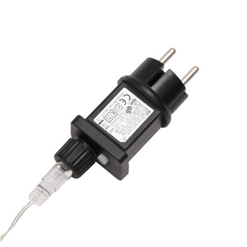 Juledekoration med LED-lys foldbar 57 cm rød
