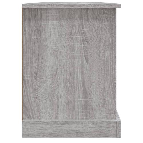 Tv-bord 99,5x35,5x48 cm konstrueret træ grå sonoma-eg
