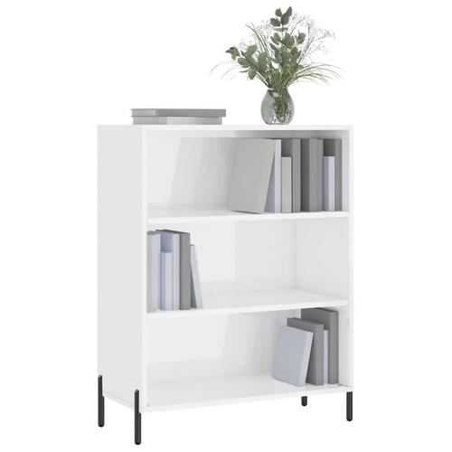 Skab 69,5x32,5x90 cm konstrueret træ hvid