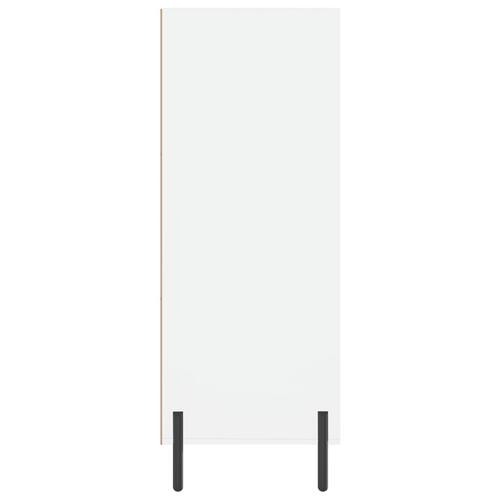 Skab 69,5x32,5x90 cm konstrueret træ hvid