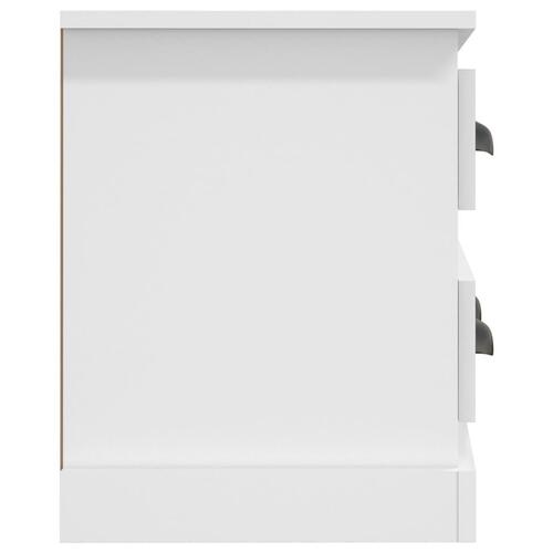 Tv-bord 100x35,5x45 cm konstrueret træ hvid