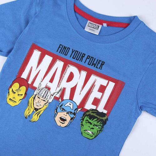 Sæt med tøj The Avengers Blå Grå 6 år