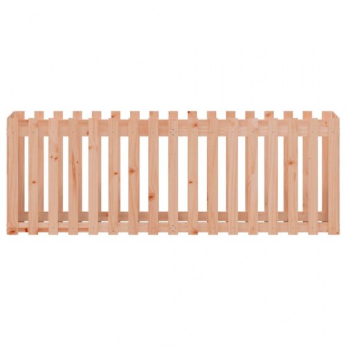 Højbed med stakitdesign 200x50x70 cm massivt douglasgran