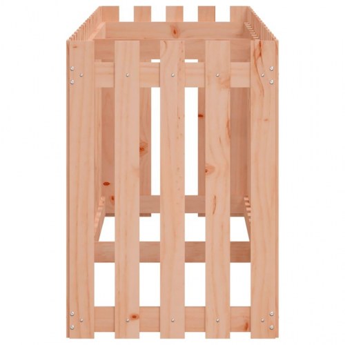 Højbed med stakitdesign 200x50x70 cm massivt douglasgran