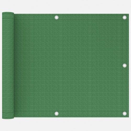 Altanafskærmning 75x600 cm HDPE lysegrøn