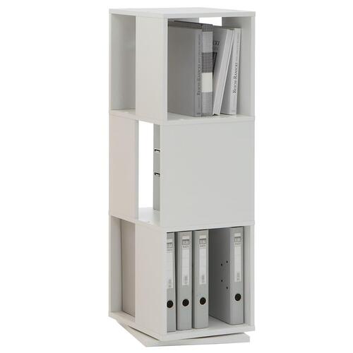 FMD roterende arkivskab åbent 34 x 34 x 108 cm hvid
