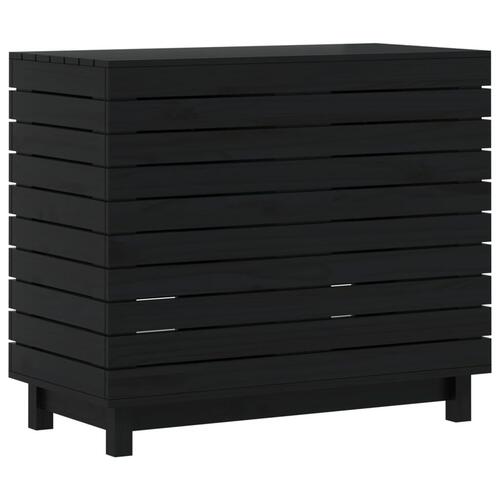 Vasketøjskurv 88,5x44x76 cm massivt fyrretræ