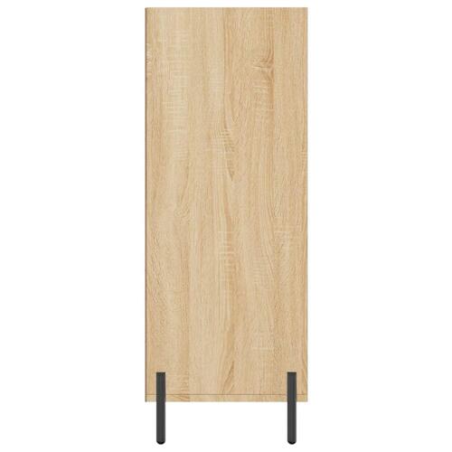 Skab 69,5x32,5x90 cm konstrueret træ sonoma-eg