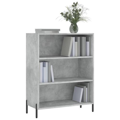 Skab 69,5x32,5x90 cm konstrueret træ betongrå