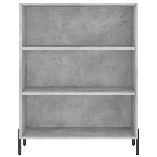 Skab 69,5x32,5x90 cm konstrueret træ betongrå