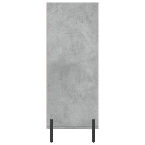 Skab 69,5x32,5x90 cm konstrueret træ betongrå