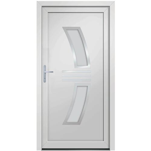 Hoveddør 98x200 cm PVC hvid