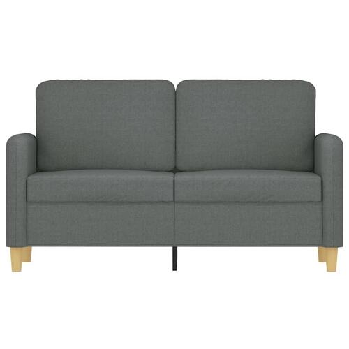 2-personers sofa 120 cm stof mørkegrå