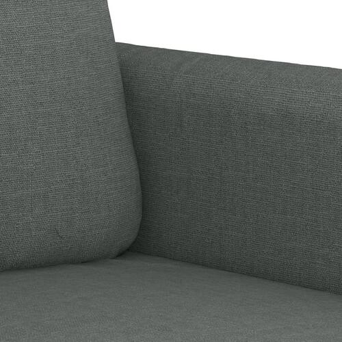 2-personers sofa 120 cm stof mørkegrå