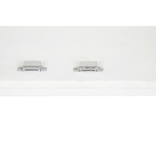 Hylder Hvid Metal Mangotræ 90 x 40 x 180 cm
