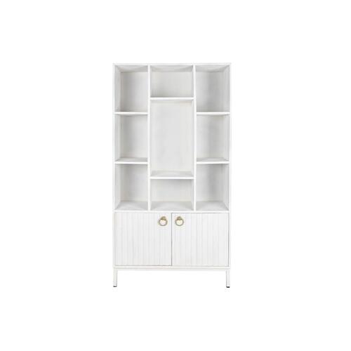 Hylder Hvid Metal Mangotræ 90 x 40 x 180 cm