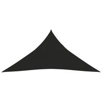 Solsejl 5x6x6 cm HDPE 160 g/m² sort