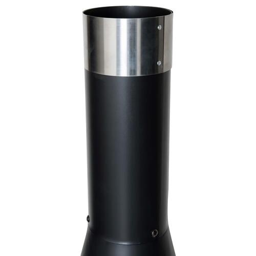 pejs Kingston 43x120 cm stål matsort