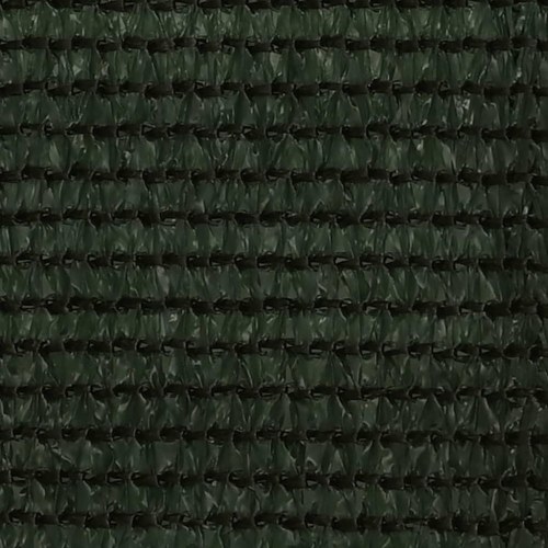 Altanafskærmning 120 × 500 cm i HDPE - mørkegrøn