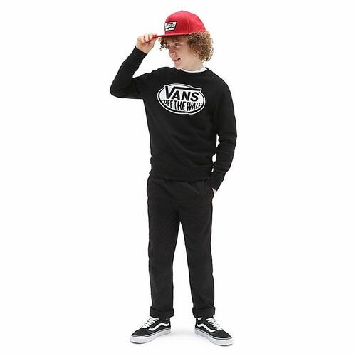 Sweaters uden Hætte til Mænd Vans Off The Wall Sort M