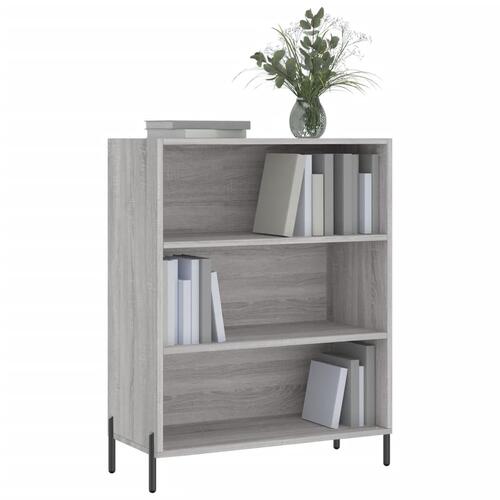 Skab 69,5x32,5x90 cm konstrueret træ grå sonoma-eg
