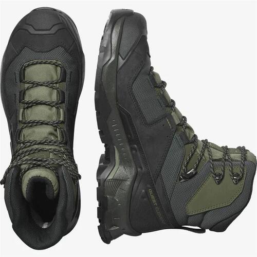 Vandrestøvler Salomon Quest Element Gore-Tex Sort Grøn 42