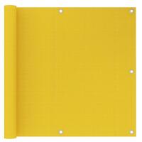 Altanafskærmning 90x300 cm HDPE gul