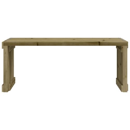 Havebænk 212,5x40,5x45 cm udvideligt design imprægneret fyr