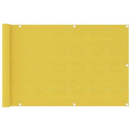 Altanafskærmning 90x400 cm HDPE gul