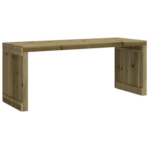Havebænk 212,5x40,5x45 cm udvideligt design imprægneret fyr