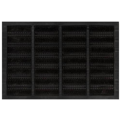 Dørmåtte 40x60 cm rektangulær gummi og coir