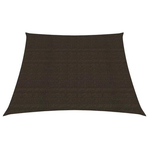 Solsejl 3/4x3 m 160 g/m² HDPE brun