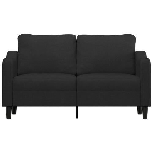 2-personers sofa 140 cm stof sort