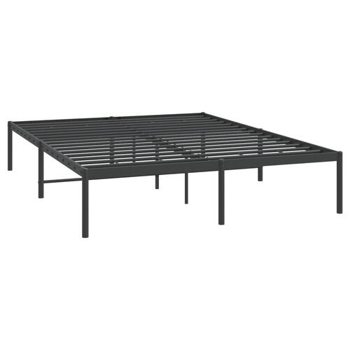 Sengeramme 150x200 cm metal sort