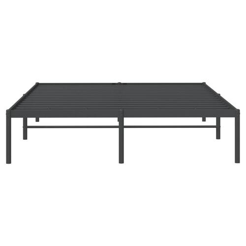 Sengeramme 150x200 cm metal sort