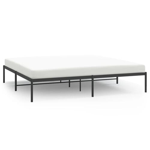 Sengeramme 183x213 cm metal sort
