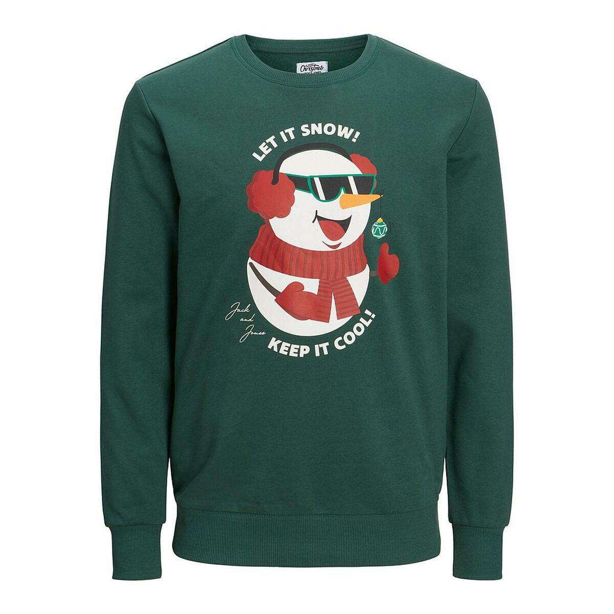 Sweaters uden Hætte til Mænd JORTOON Jack & Jones 23149 Grøn XXL