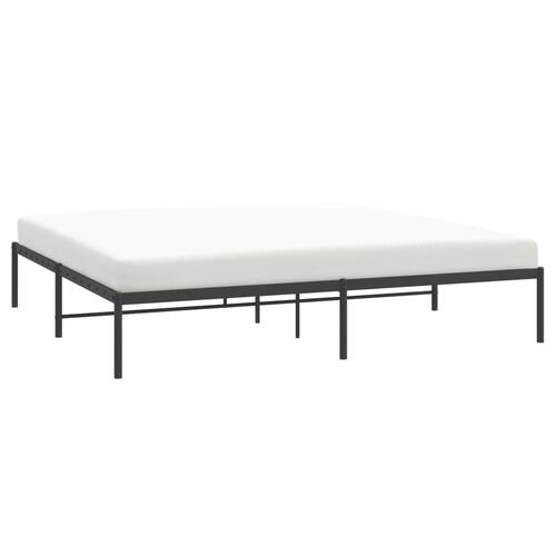 Sengeramme 183x213 cm metal sort