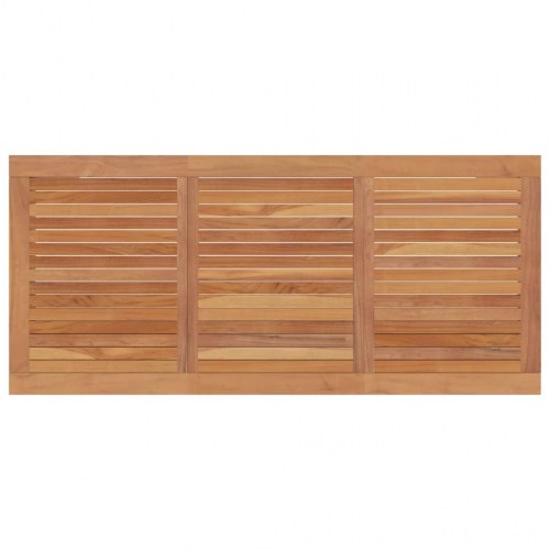 Havebord 200x90x75 cm massivt teaktræ