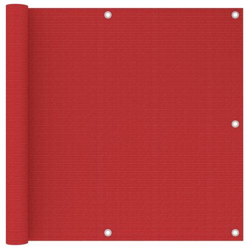 Altanafskærmning 90x300 cm HDPE rød