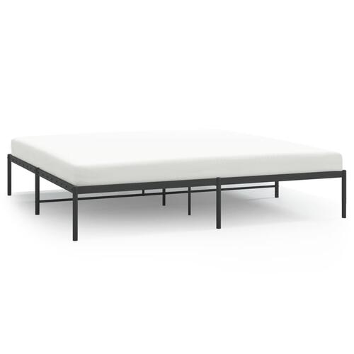 Sengeramme 193x203 cm metal sort