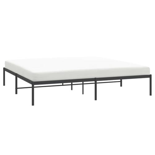 Sengeramme 193x203 cm metal sort