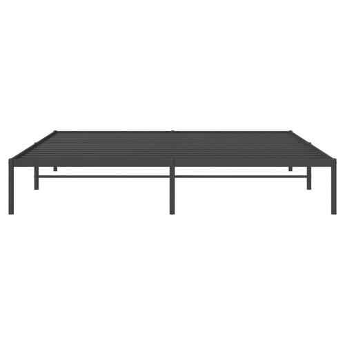 Sengeramme 193x203 cm metal sort
