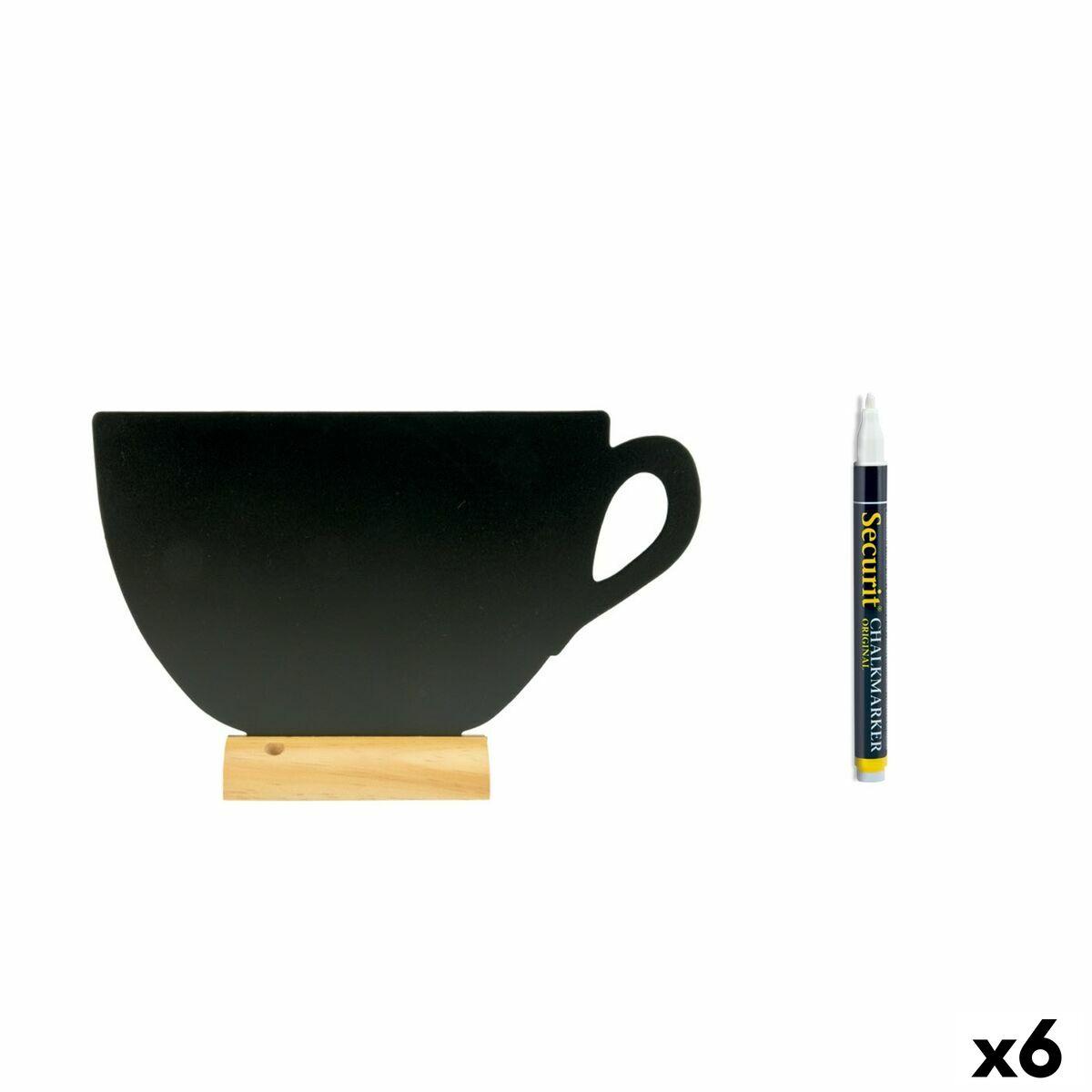 Tavle Securit Med støtte Skodelica 21,3 x 33,5 x 6 cm